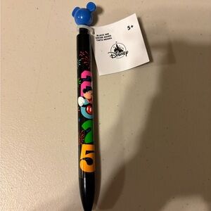 Disney Multicolor Pen with Blue Mickey Topper 2025